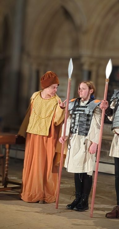 Pylat reprimands the Centurions